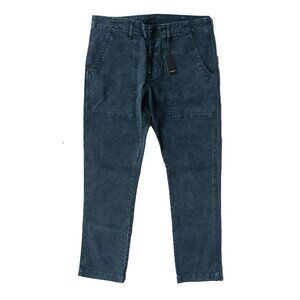 NSF Patch Pocket Denim Jean Streetwear Slim Straight Worn in Indigo Blue Pant